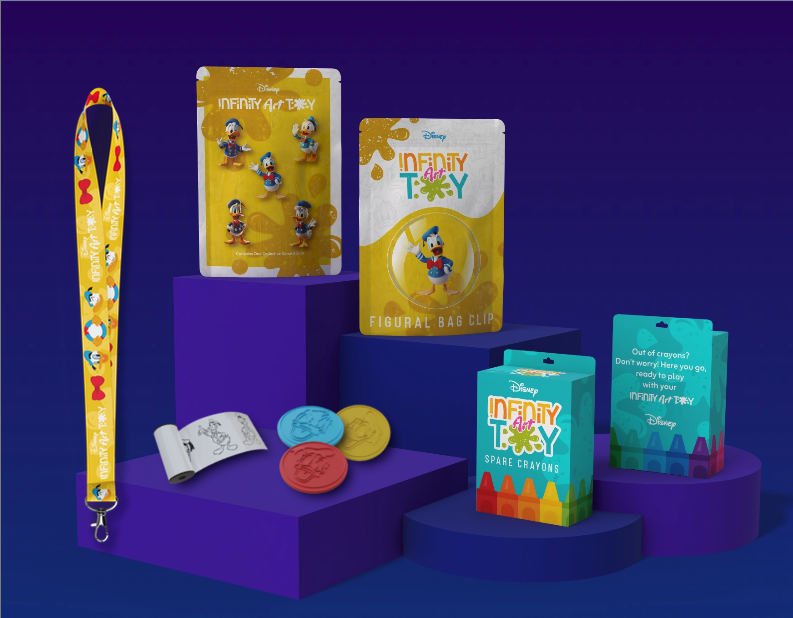Donald Duck Infinity Art Toy accessory set