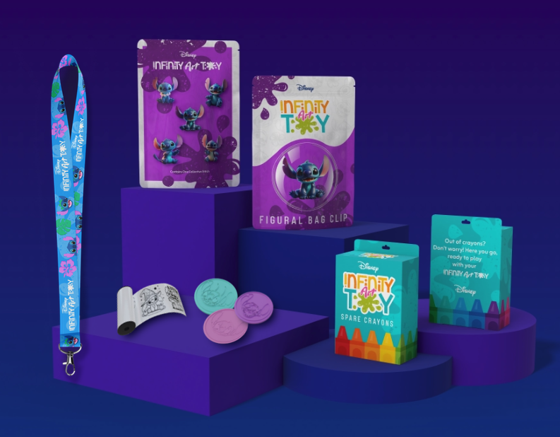 Stitch Infinity Art Toy accessory set